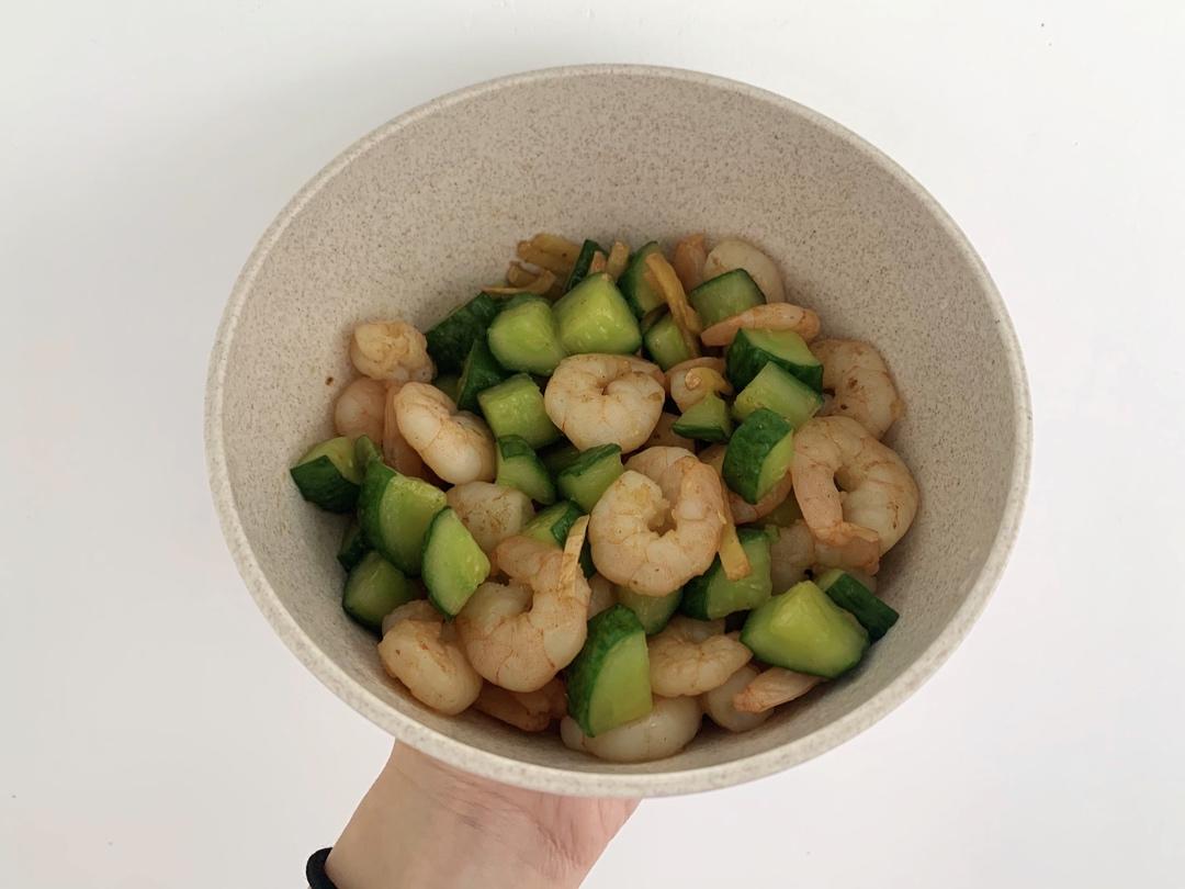 黄瓜炒虾仁