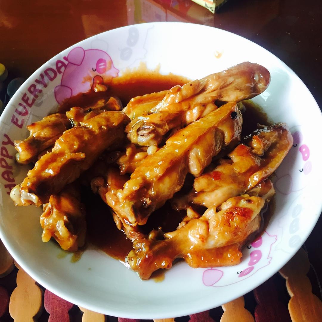 桃子么么哒呀做的鲍汁鸡翅