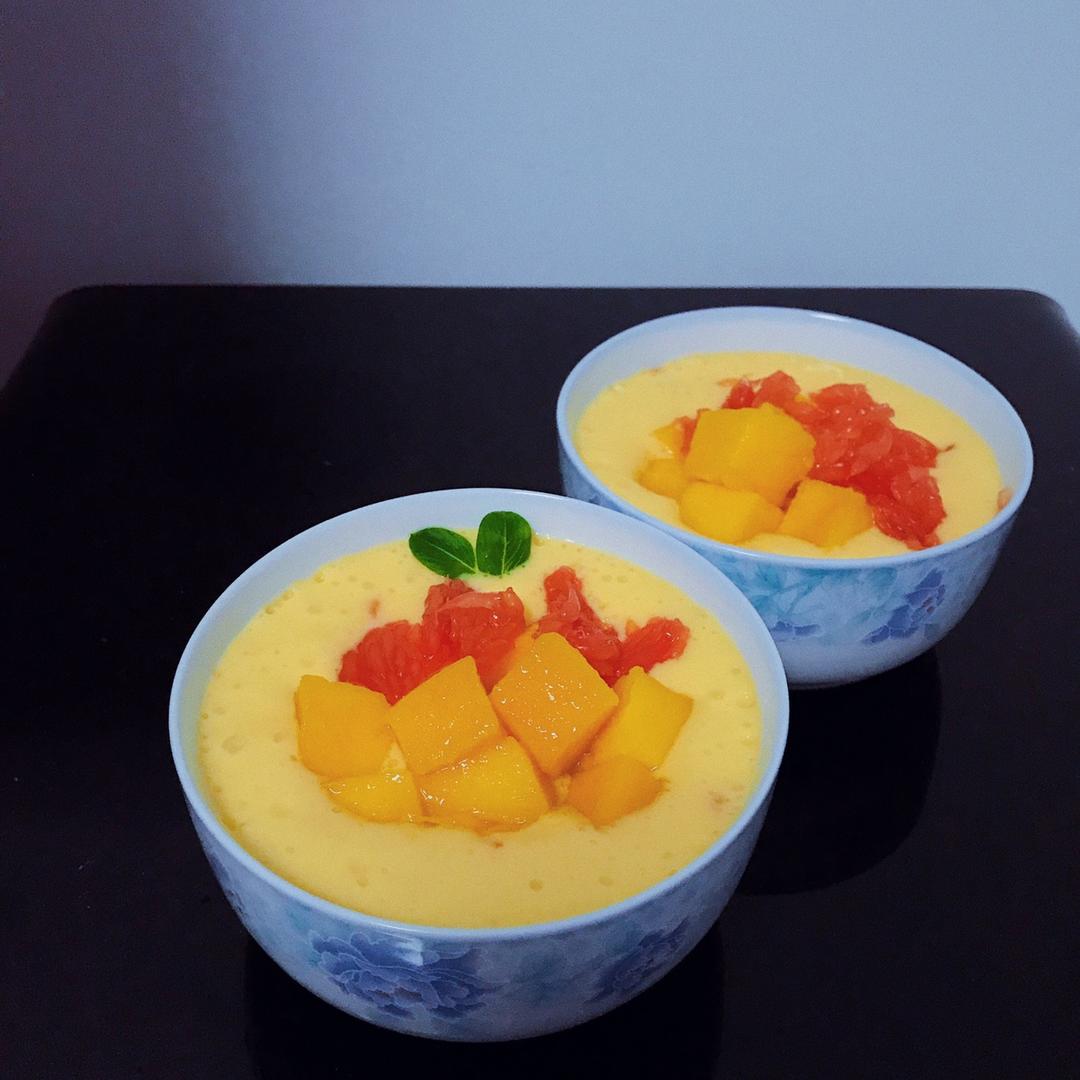 广式甜点“杨枝甘露”：这种做法又简单又好吃！