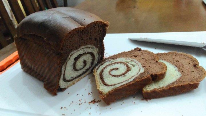 巧克力圈圈蛋糕吐司