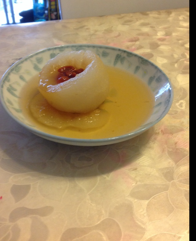 冰糖炖雪梨