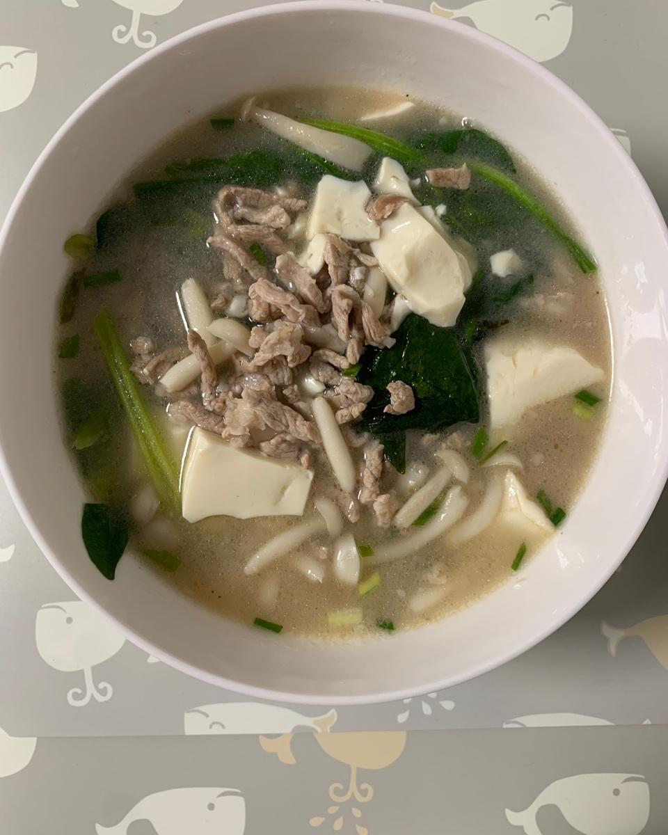 豆腐肉丝汤