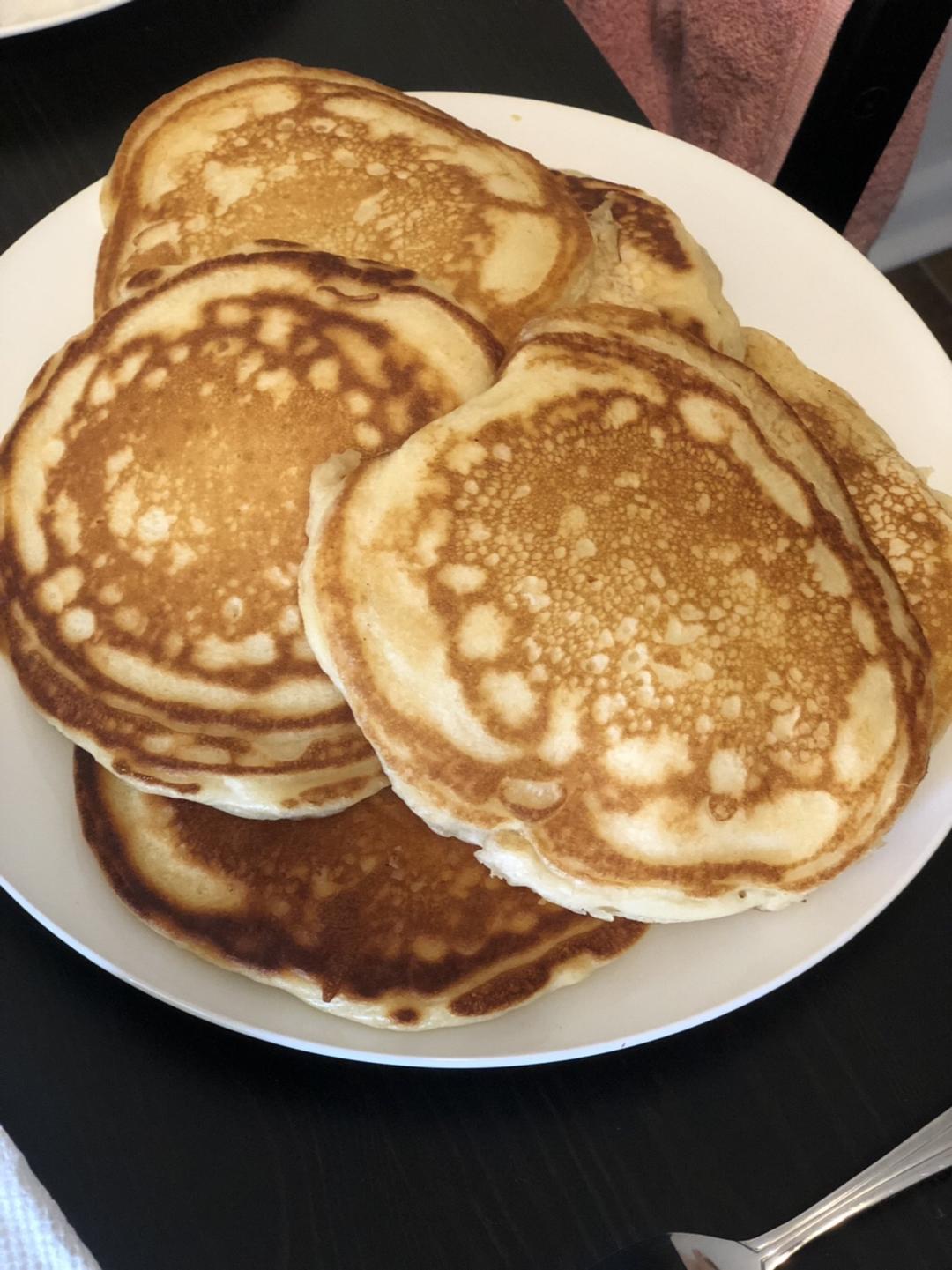 【美式】 薄煎饼🥞早餐快速的做出美味的Pancake-不用黄油更健康的做法