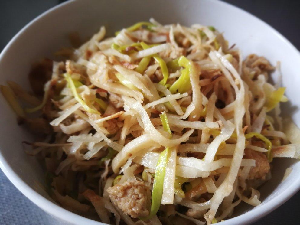 蒜黄鸡蛋炒饼