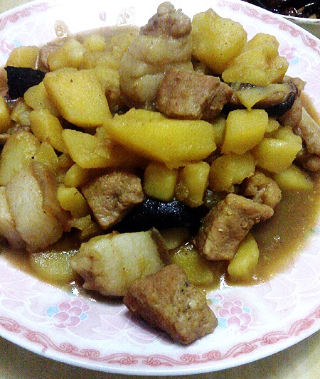 土豆烧肉