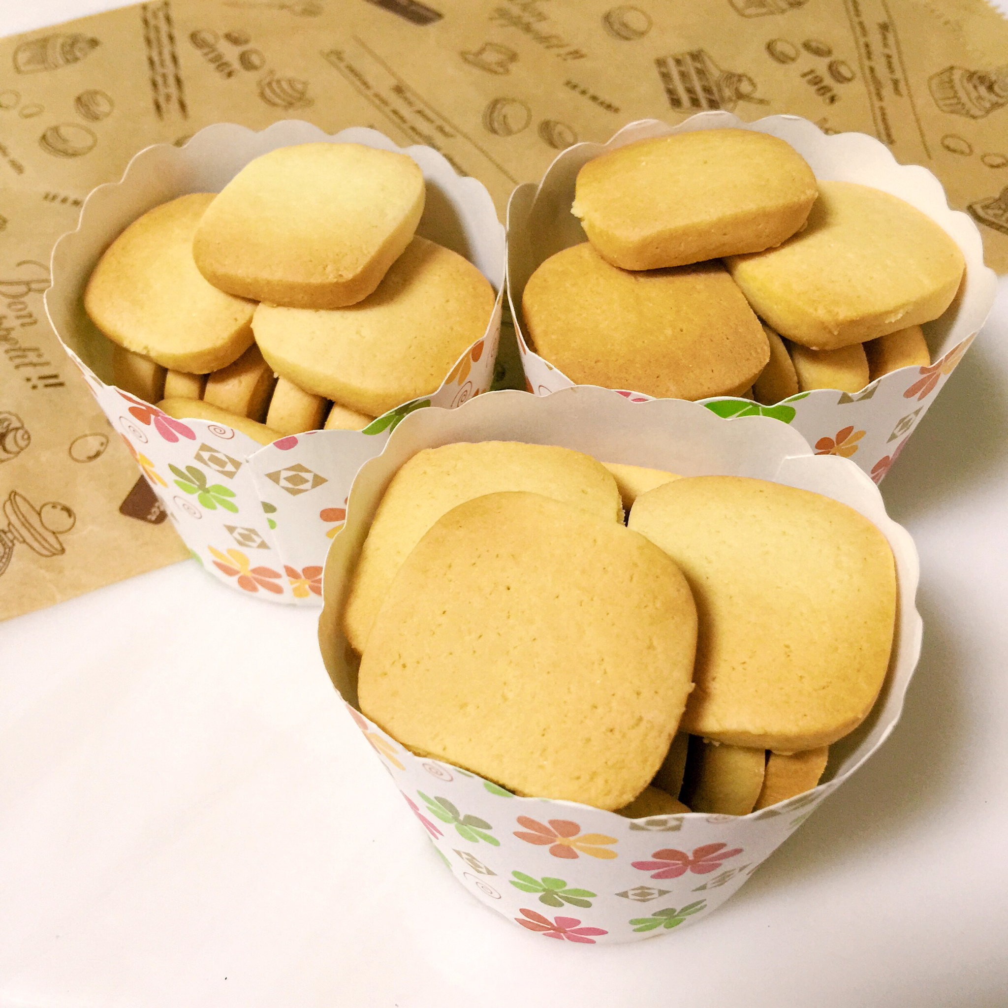 炼乳酥饼干……植物油版