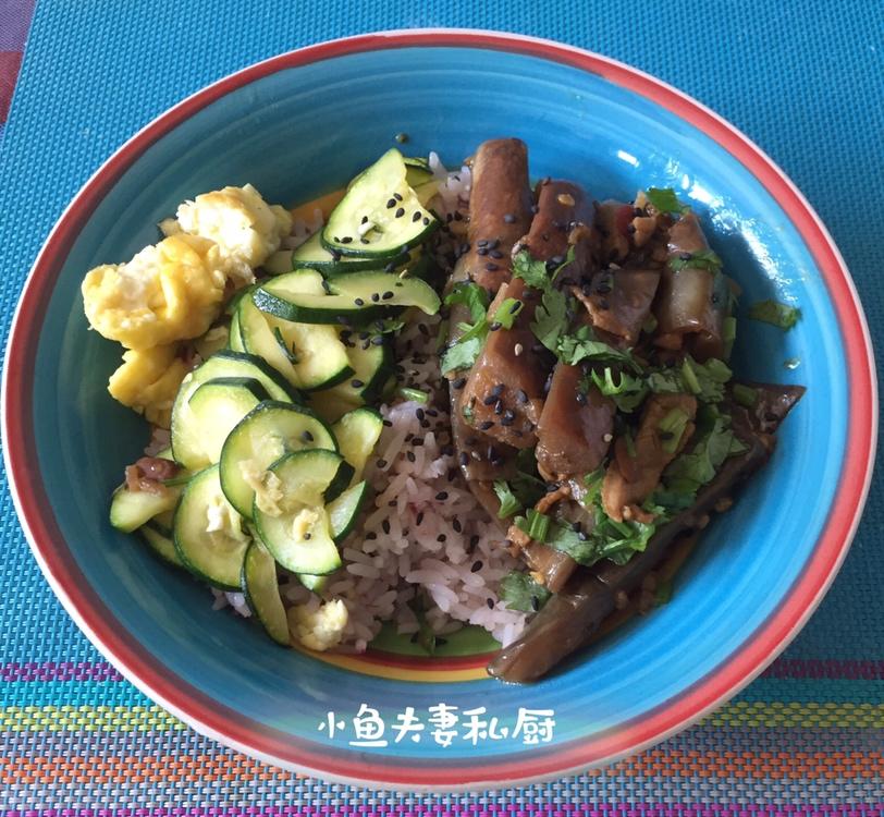 红烧肉沫茄子