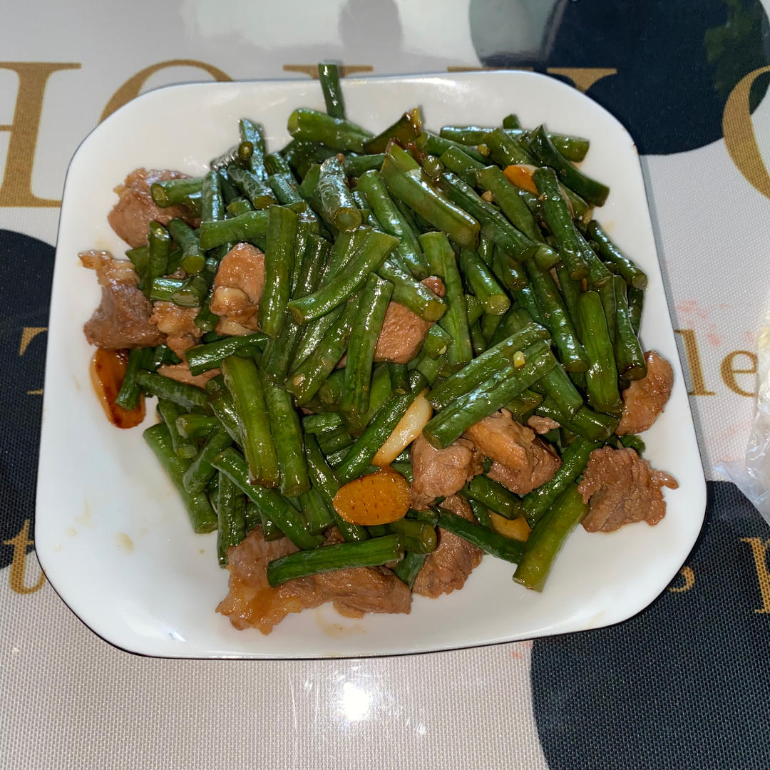 清炒豇豆角