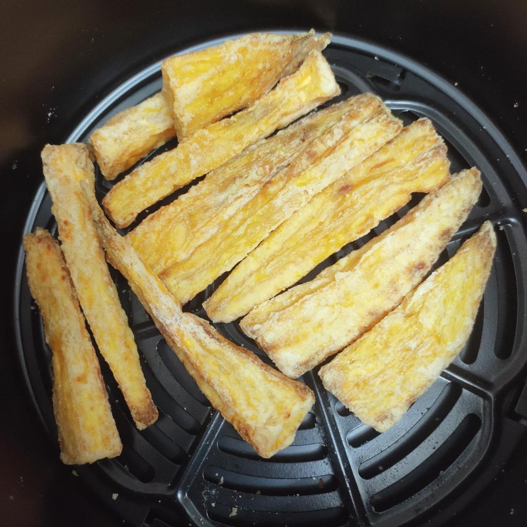 空气炸锅十五分钟搞定黄金红薯条