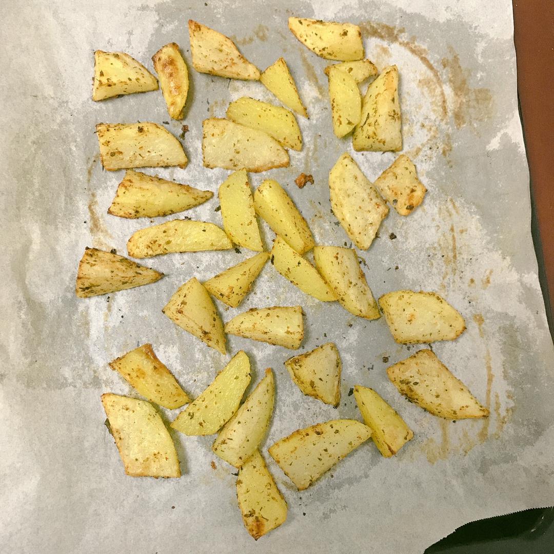烤土豆、烤薯角