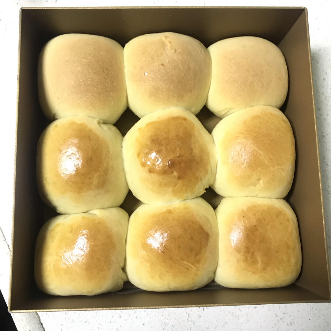 一次发酵❗️柔软拉丝🔥奶香挤挤小面包