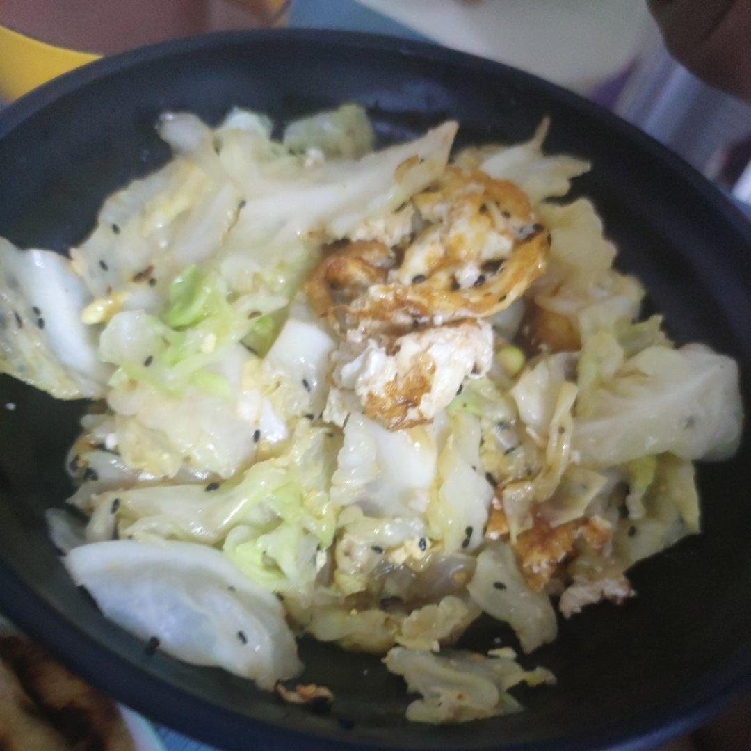 哇塞❗️火爆全网的包菜凉拌荷包蛋！绝了