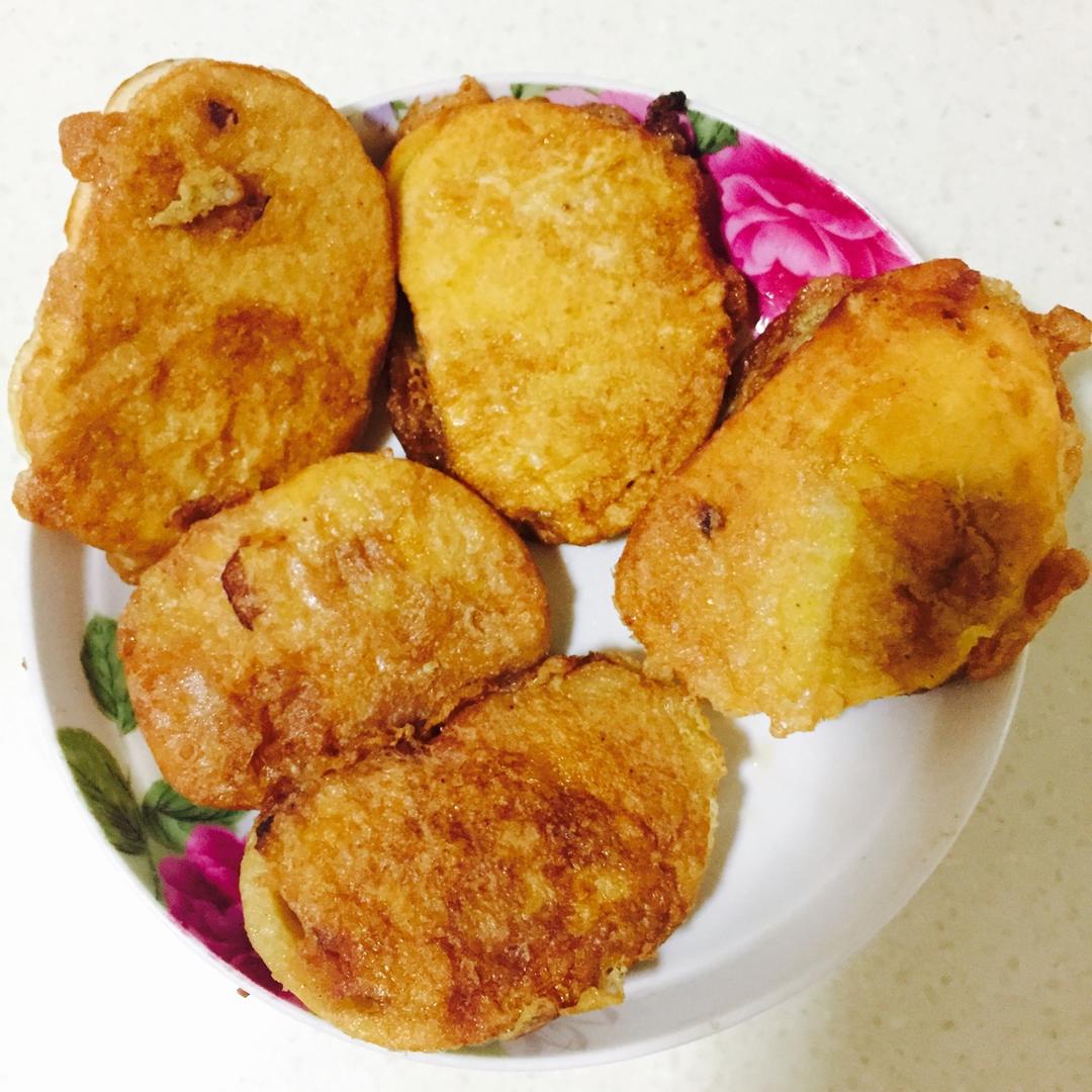 香煎鸡蛋馍片