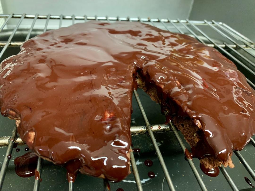 诱人的布朗尼蛋糕