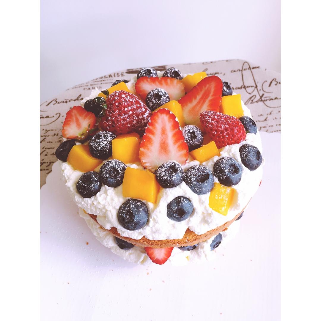 8寸戚风蛋糕（改良君之配方）#皮黑森林#