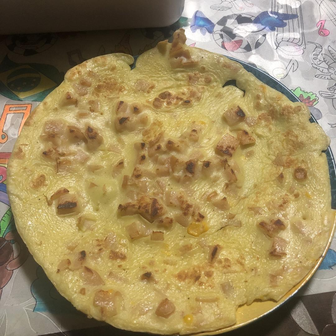 快手鸡蛋饼～～十分钟早餐！