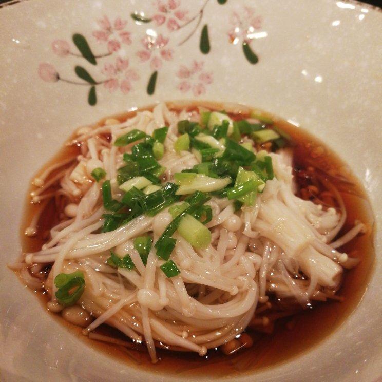 白灼金针菇