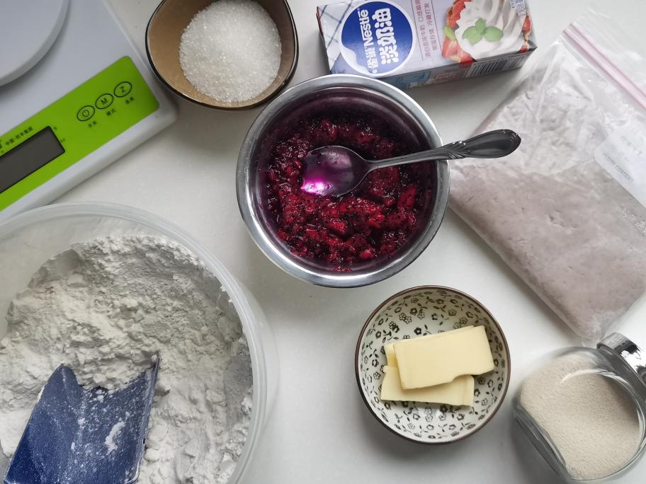 纯奶手撕吐司的做法 步骤1