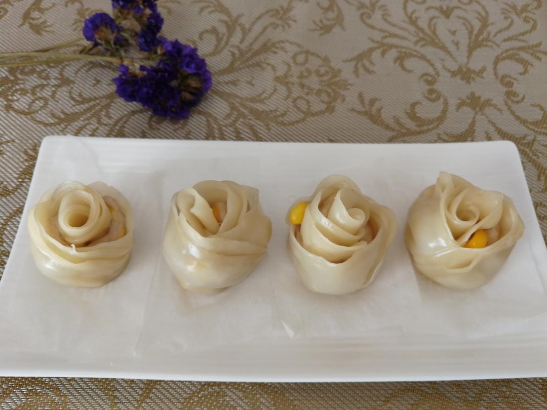 玫瑰花煎饺