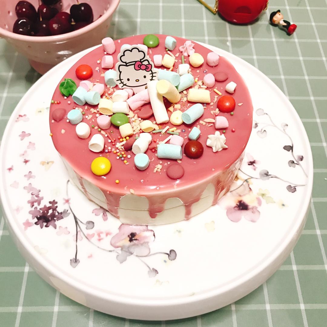 yume_119做的棉花糖巧克力慕斯蛋糕