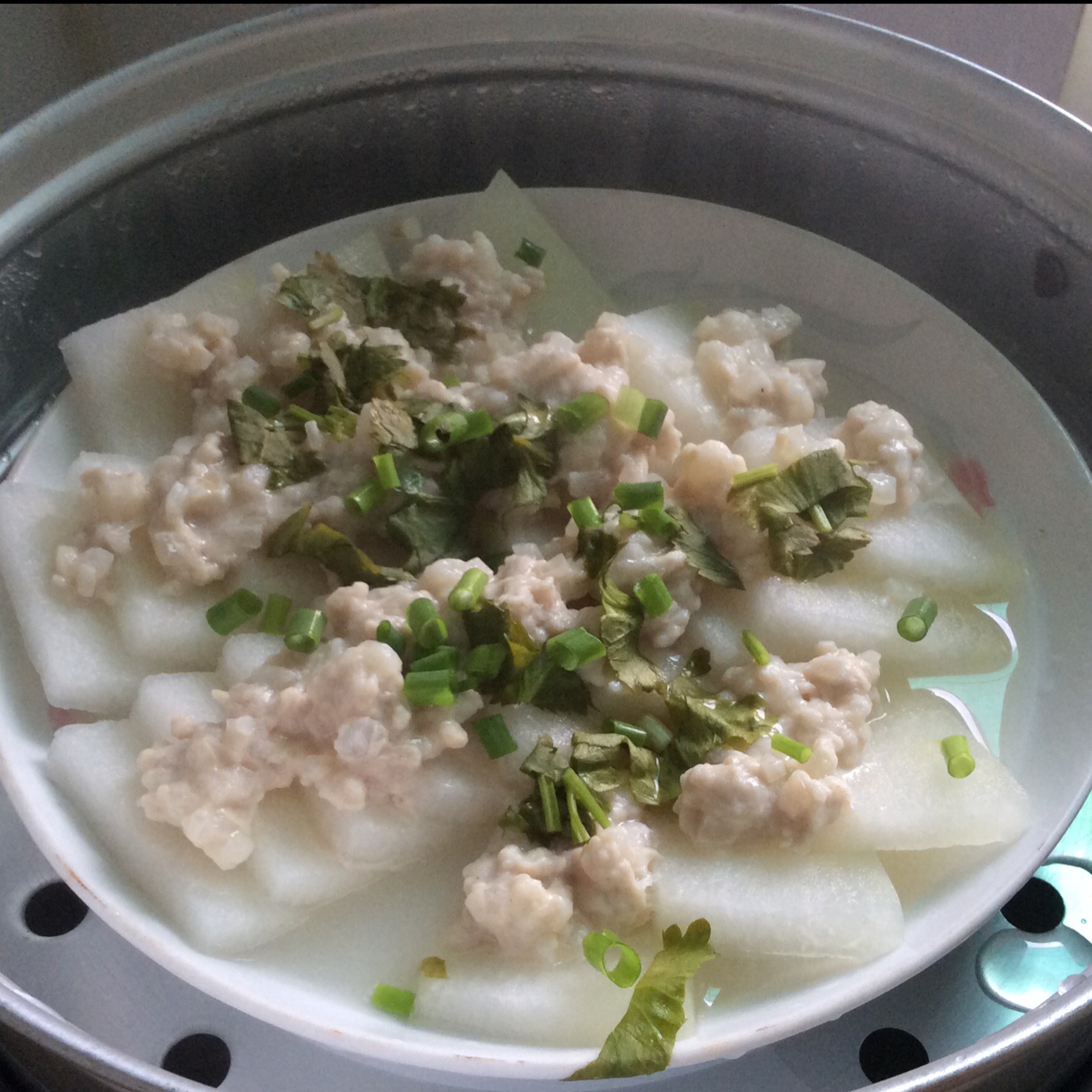 肉末蒸冬瓜