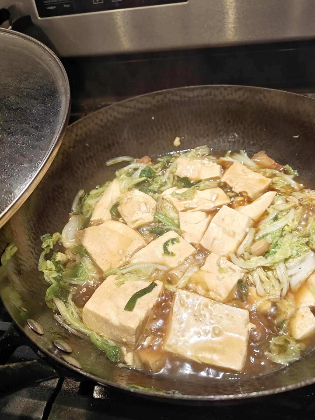 冬季最爱的家常菜！大白菜炖大豆腐或干豆腐