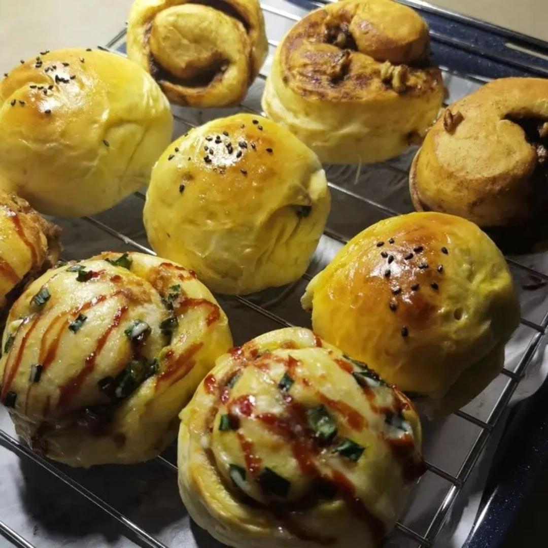 小餐包拼盘｜一份面团四种口味
