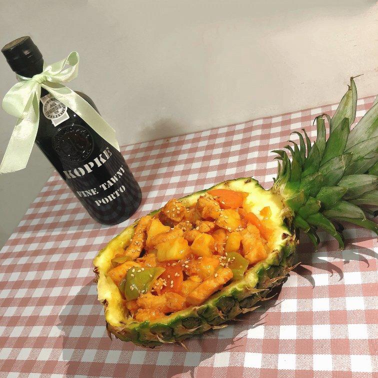 咕噜肉（菠萝+鸡胸肉）