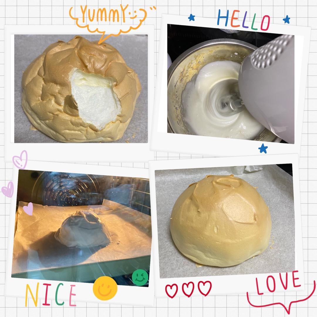 小白都会的烤蛋白/简易版舒芙蕾