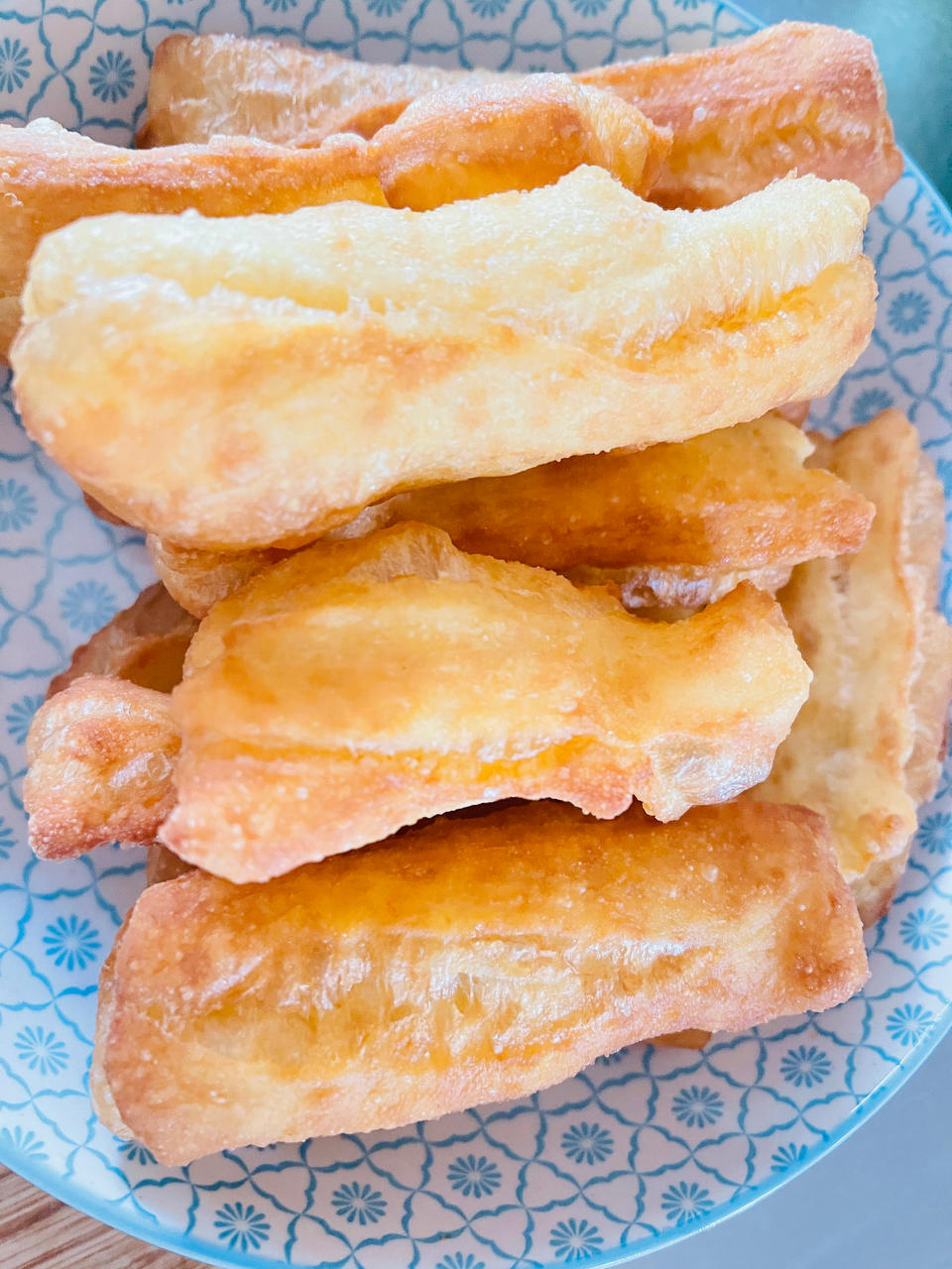 快手早餐～自制油条（酵母版，不含泡打粉、膨松剂）