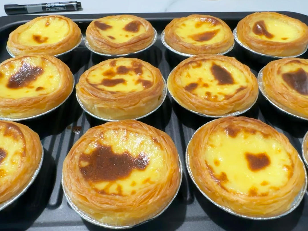 超嫩滑的葡式蛋挞(全蛋版)新手友好『秒杀KFC』
