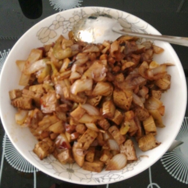 下饭神器---老干妈炒香干