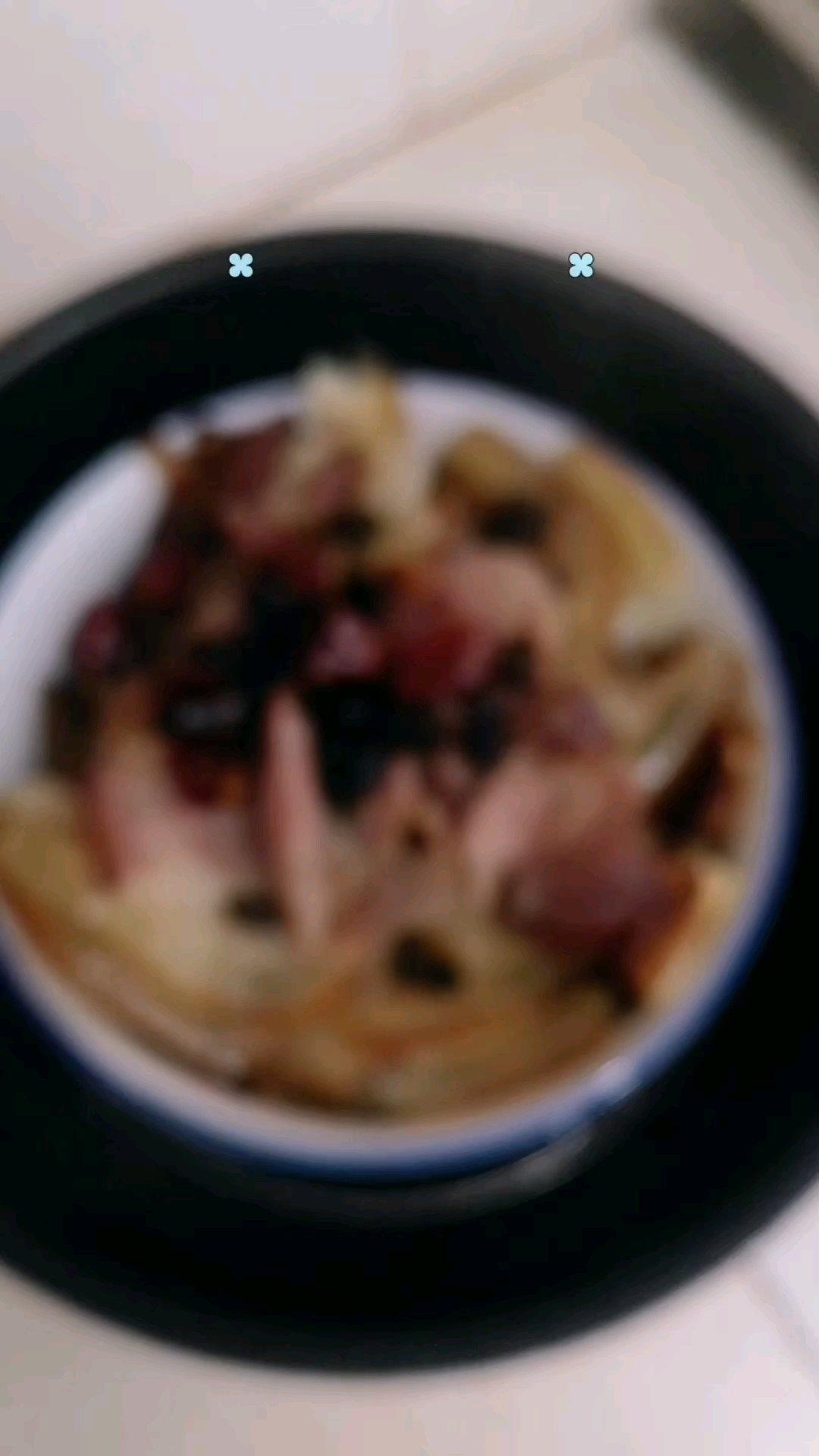 蒸腊肉