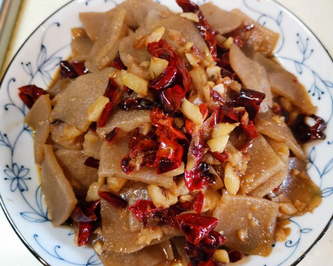 酸辣魔芋豆腐的做法