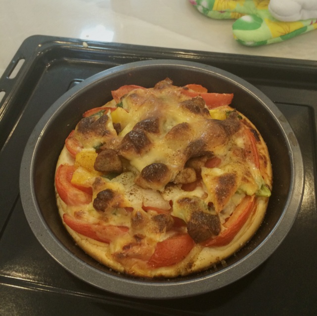 随心所欲做披萨之------黑椒猪肉披萨