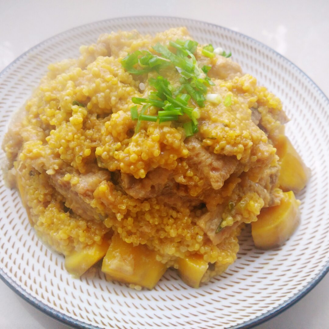 只做饭不洗碗居然被注册了做的小米蒸排骨