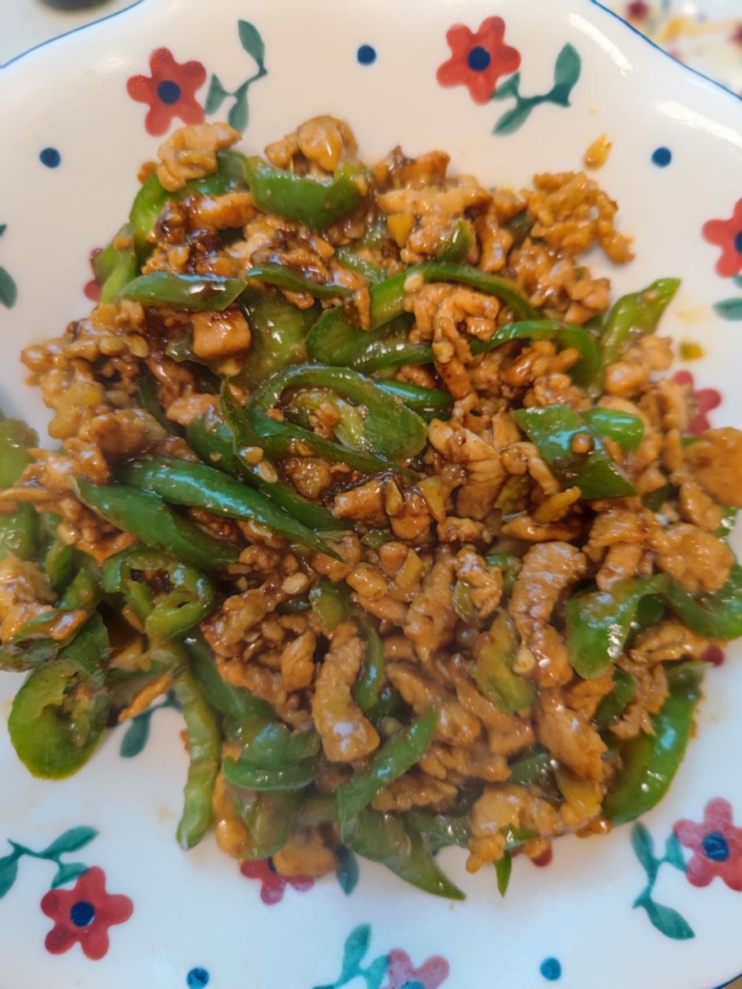 ㊙️超级下饭的青椒炒肉丝❗️吃三碗饭都不够