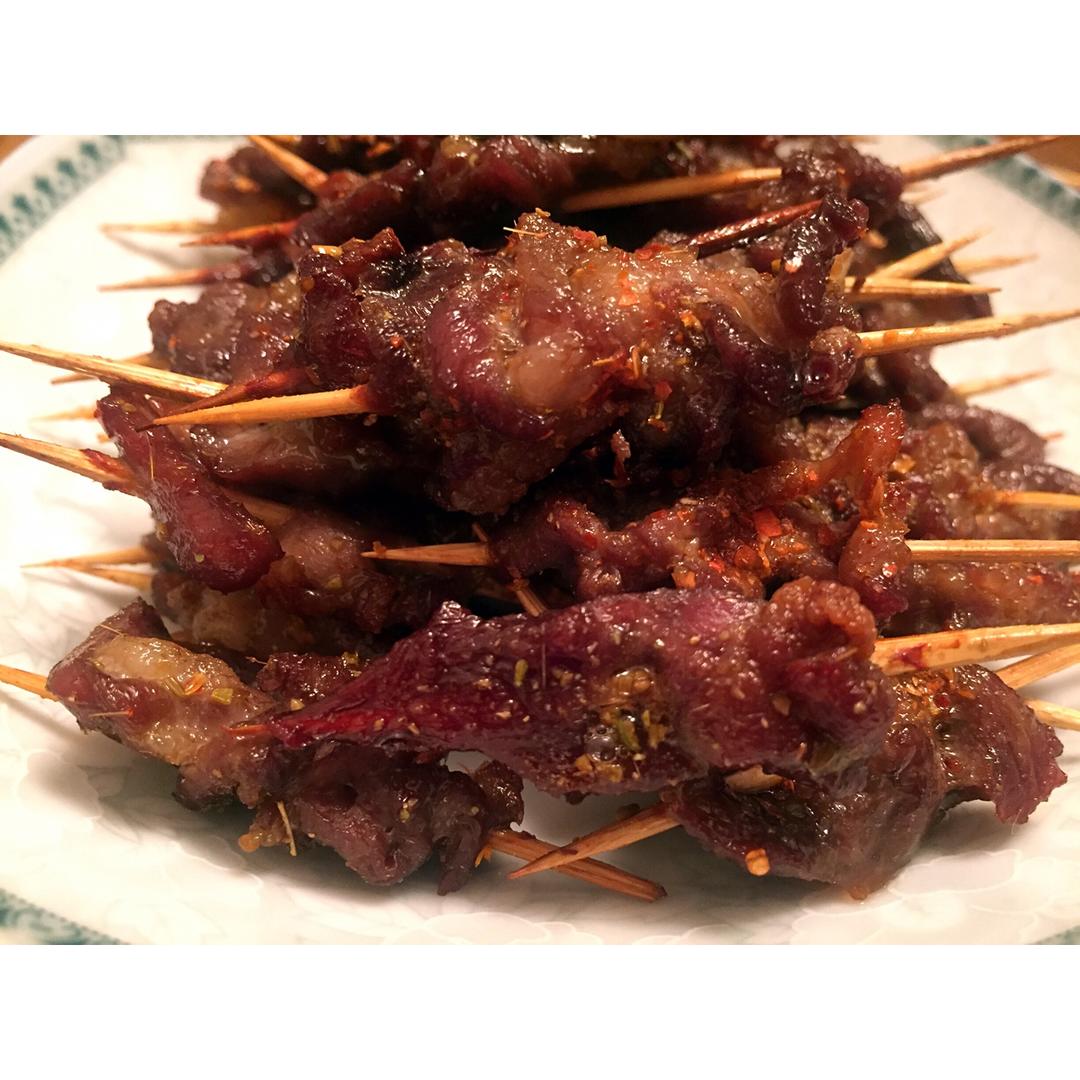 烤牙签五花肉