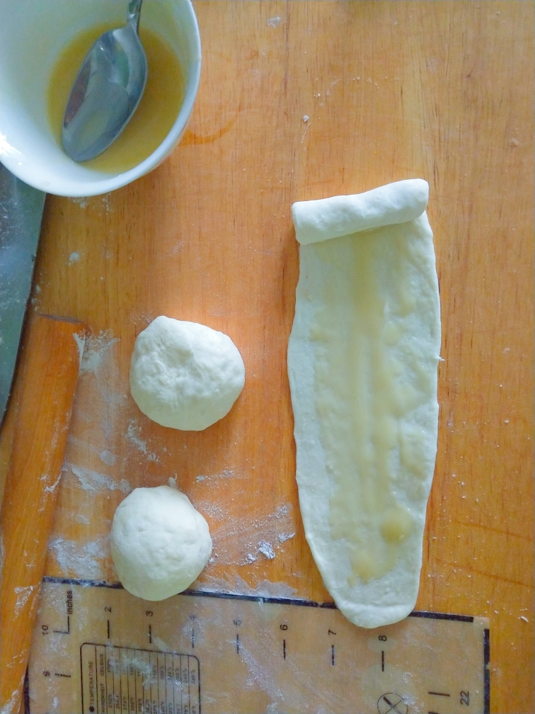 枣泥（豆沙）发面油酥饼的做法 步骤13