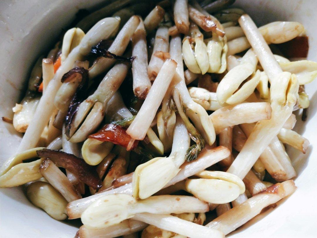 蚝油炒花生芽