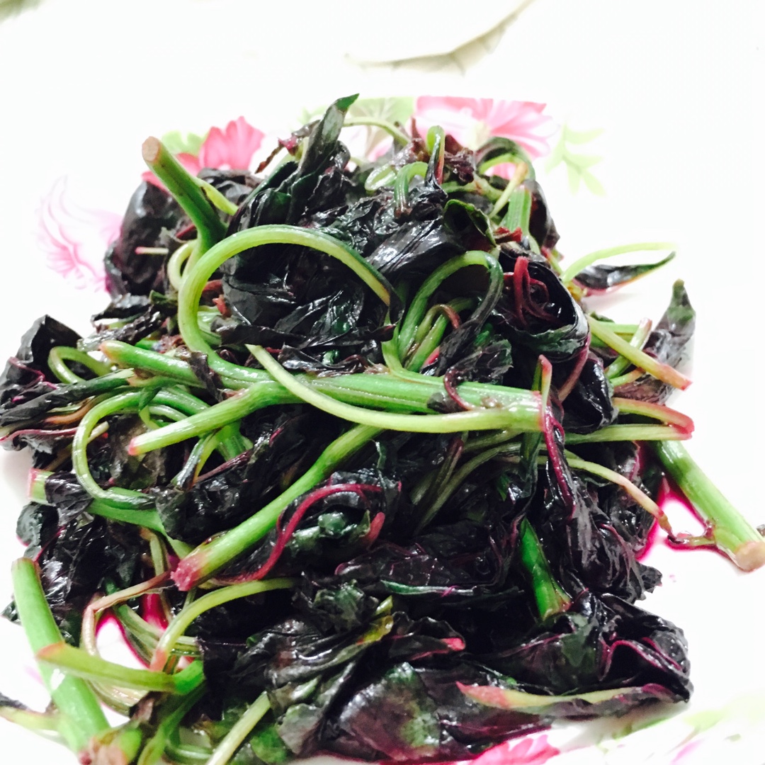 清炒红苋菜