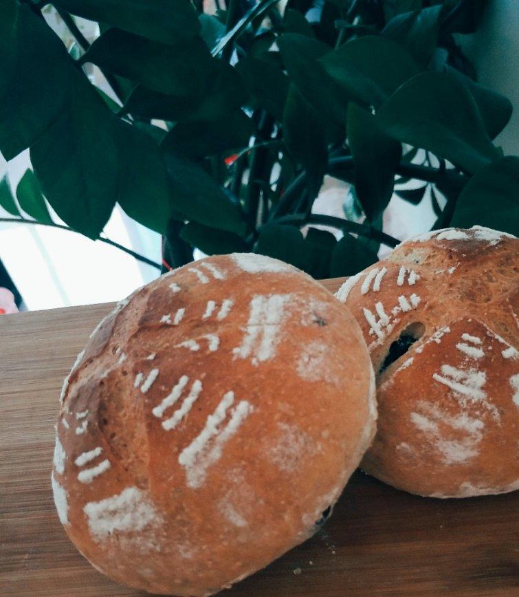 全麦核桃包～软欧包