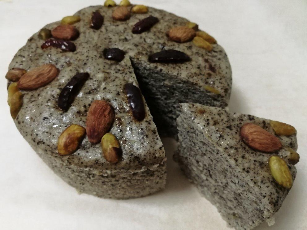 奶香黑芝麻发糕