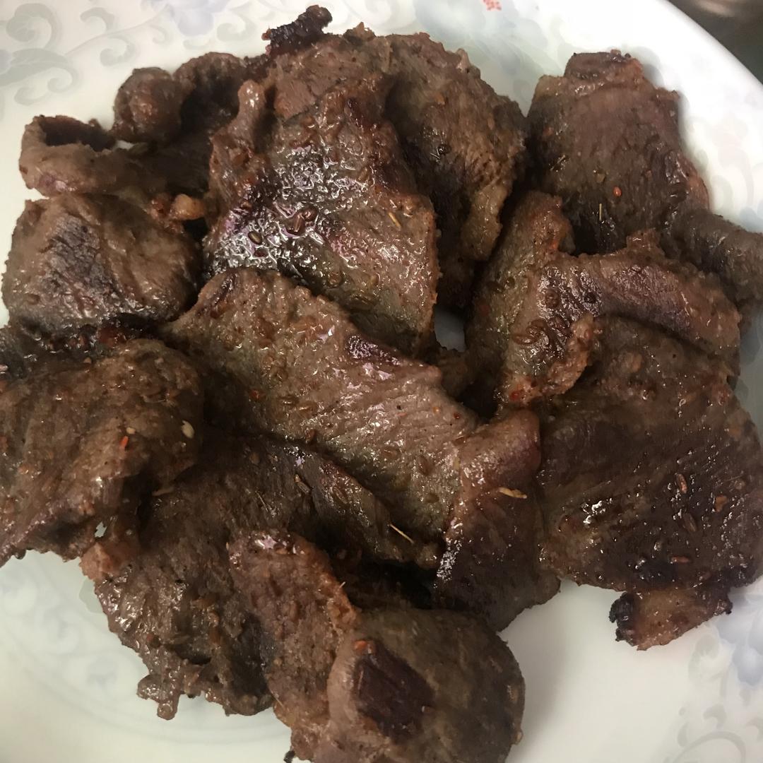 烤牛肉片的做法