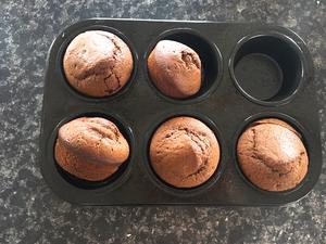 简易自制巧克力muffin的做法 步骤5