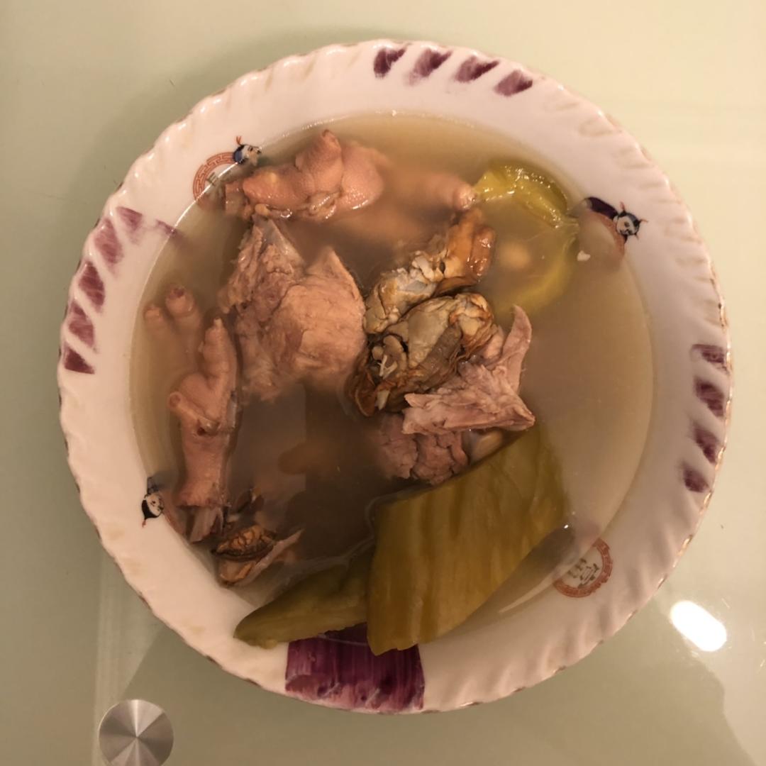 凉瓜黄豆排骨汤