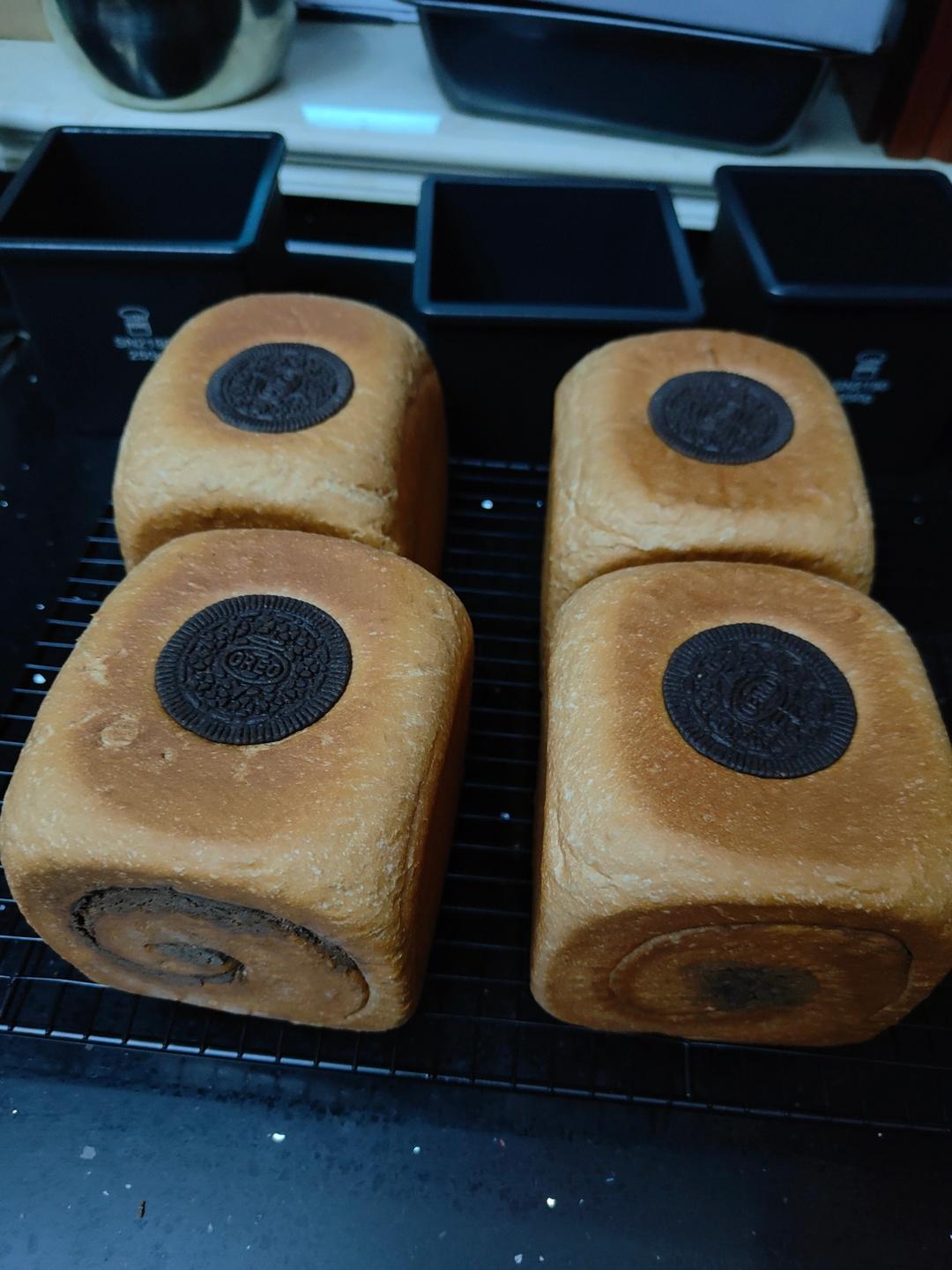 🍞巧克力奥利奥乳酪吐司｜口味升级｜大满足