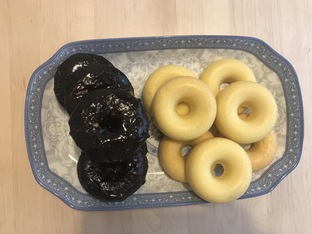 全蛋打发松软美味无泡打粉甜甜圈蛋糕