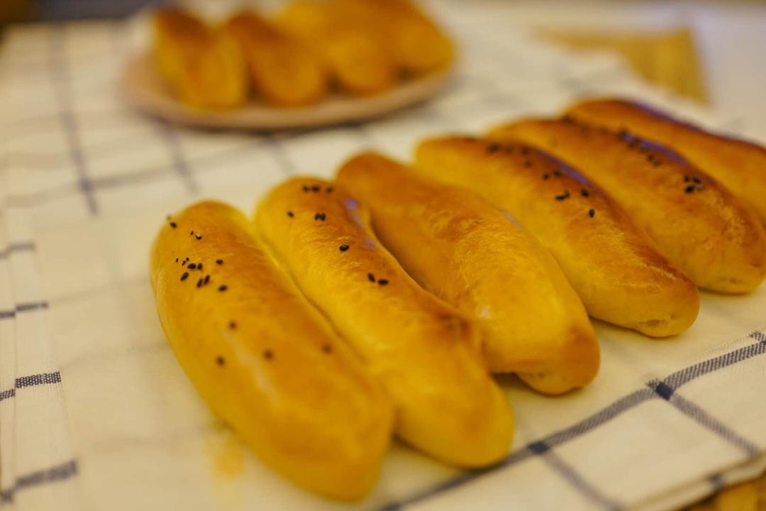 南瓜奶棒面包