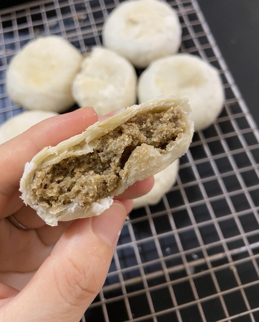 绿豆酥饼附植物油版万用酥皮